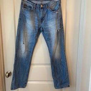 American Eagle Original Straight Distressed jeans